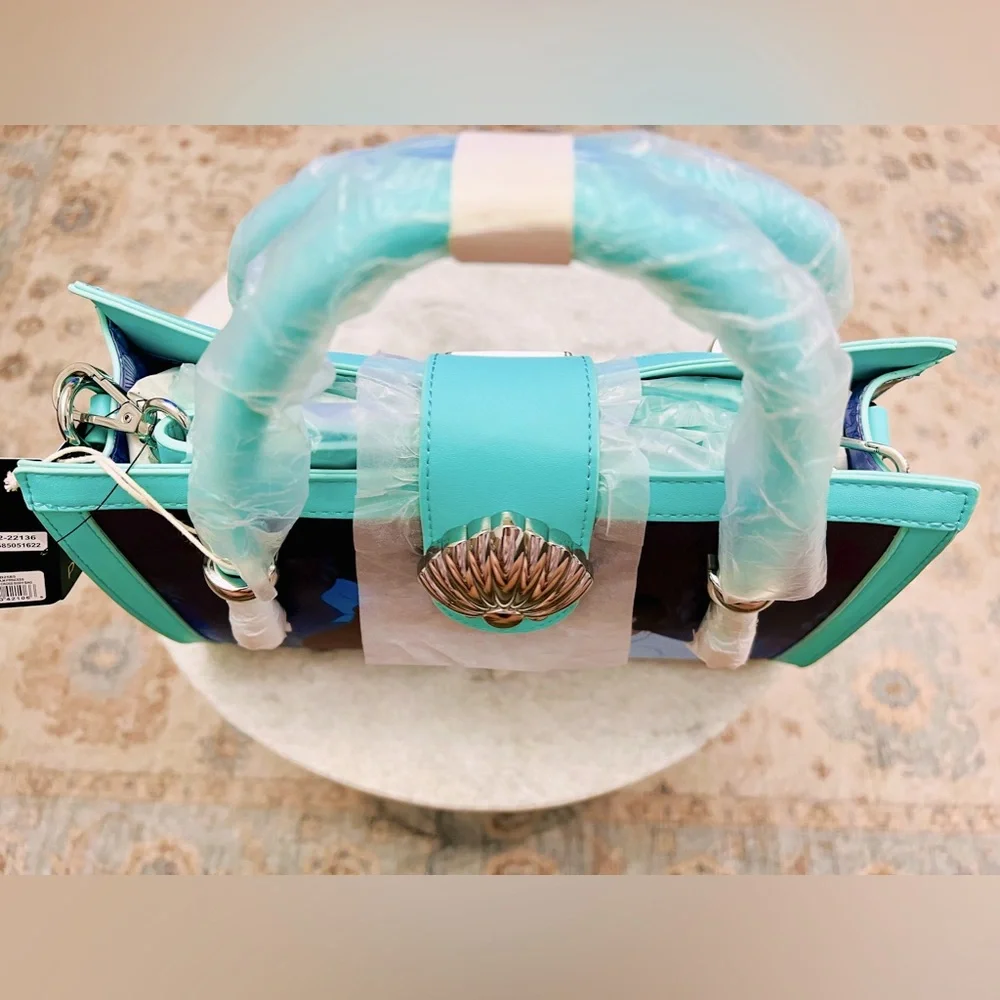 LoungeFly Disney Little Mermaid Bag & Wallet NWT 💝💚 - Picture 6 of 9